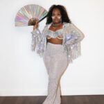 Amber Riley Instagram - *RENAISSANCE* Had to pull up and come through for the QUEEN on her birthday! My 5th time seeing @beyonce LIVE and every single time I leave in awe and I always leave inspired. Special shout-out to @neoncowboys for helping me standout with my light up jacket!!! Nobody had on anything like it 😜💁🏾‍♀️ PERIODT!!! Thank you for the pics bestie @alfredoflores 📸📸📸 Makeup: @missdrini Hair: Me