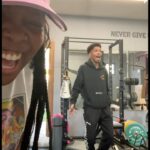Amber Riley Instagram - He popped up at my house, so I made him sit and listen to me sing 😂😂😂 @rawswagger Ps. @imericacampbell and @iamtinacampbell are GOATED 👑 that goes without being said