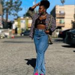 Amber Riley Instagram - Someone commented that they noticed my “happy weight gain”, all I heard was y’all see how HAPPY I AM 🥰😍 life isn’t perfect, but I’m grateful for mine. Also MY MAN MY MAN MY MAN took these photos! God blessed me cuz photographers are expensive as hell 😂😂 📸: @scoobzdoo 🫶🏾