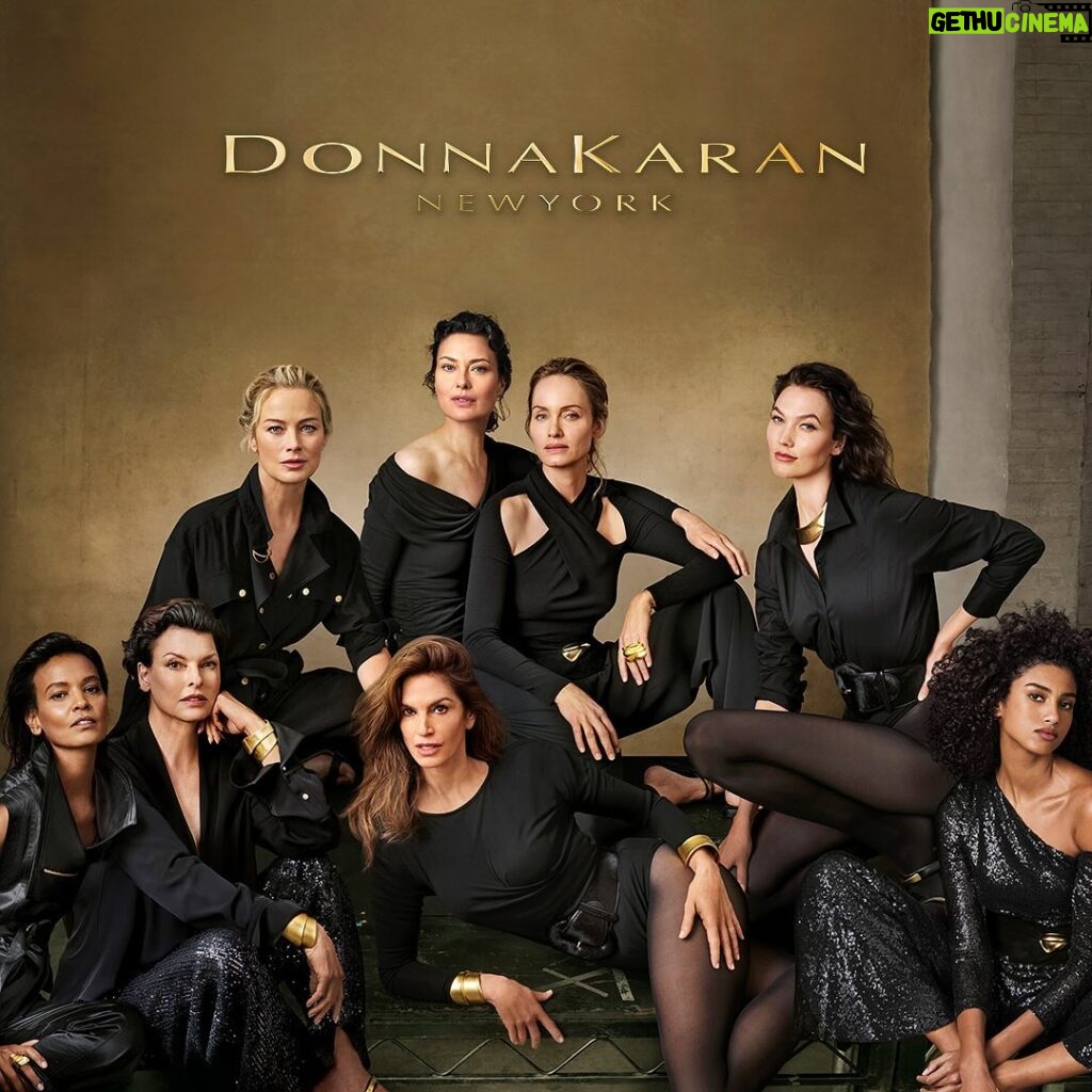 Amber Valletta Instagram - In the company of powerful and amazing women for the relaunch of iconic @donnakaran Thank you to the extraordinary @annieleibovitz and wonderful team who brought us all together @trey.laird @piergiorgio @jessicaediehl @shayashual @francelledaly @deborahlippmann #inwomenwetrust