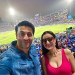 Ameesha Patel Instagram - DELHI —- IPL Match — DELHI vs MUMBAI —- @kuunalgoomer