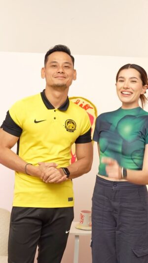 Amelia Henderson Instagram - hahaha ye lah mestilah @itsaidilaziz yang main bola tu, korang ni pandai nyaaa 😆 kenapalah dia pilih untuk jadi pelakon instead of jadi footballer ek? #jomsembang khamis ni, 10pm kat @youtube @spotify & @applepodcasts k!

#studiosembang