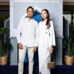 Amelia Henderson Instagram - the most beautiful night with @kensapothecary 🌙 thank you for having me @keanlim71 @hubertwhoi 💖 wearing @aliabrtw #KensApothecary