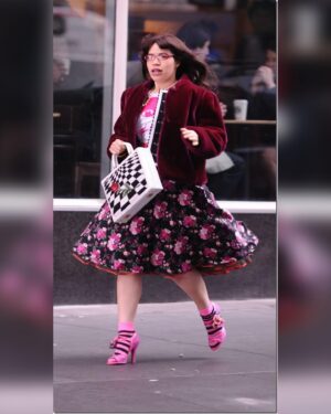 America Ferrera Instagram - Omg, Baby Betty/America! I love her! This feels like lifetimes ago!!!! And yet there’s a whole new generation of you just meeting Betty for the first time now that it’s on @netflix ! In honor of the Betty revival I’m sharing some of my all time favorite Betty Fashion lewks styled by the goat @patriciafield - I absolutely loved wearing the outfits Pat put me in!! She was genius enough to put together something chaotic but so fun to look at! You have to be a master to do “bad” well! I think Betty was way ahead of her fashion times and I feel like she set some trends. Can I get a co-sign from you fashion peeps?  #uglybetty