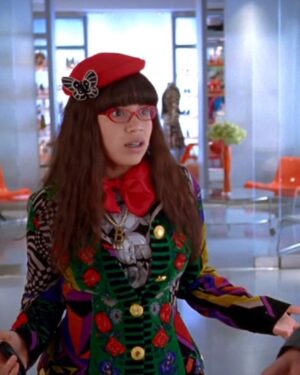 America Ferrera Instagram - Omg, Baby Betty/America! I love her! This feels like lifetimes ago!!!! And yet there’s a whole new generation of you just meeting Betty for the first time now that it’s on @netflix ! In honor of the Betty revival I’m sharing some of my all time favorite Betty Fashion lewks styled by the goat @patriciafield - I absolutely loved wearing the outfits Pat put me in!! She was genius enough to put together something chaotic but so fun to look at! You have to be a master to do “bad” well! I think Betty was way ahead of her fashion times and I feel like she set some trends. Can I get a co-sign from you fashion peeps?  #uglybetty