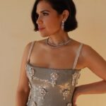 America Ferrera Instagram – Thank you to the whole glam squad for a sparkly and beautiful night at the Golden Globes 🪩!! 

@karlawelchstylist 
@carolagmakeup 
@hairbyaviva 
@dolcegabbana 
@harrywinston 
@jamiespradley 
@eriishizu