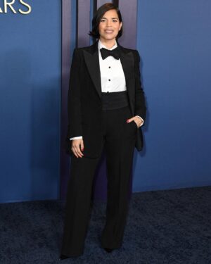 America Ferrera Instagram - A handsome night with some ladies I love at @theacademy #GovernorsAwards honoring heroes and icons Mel Brooks, Angela Bassett, Michelle Satter and Carol Littleton. The tributes and speeches were incredibly inspiring! @im.angelabassett for Queen of everything!