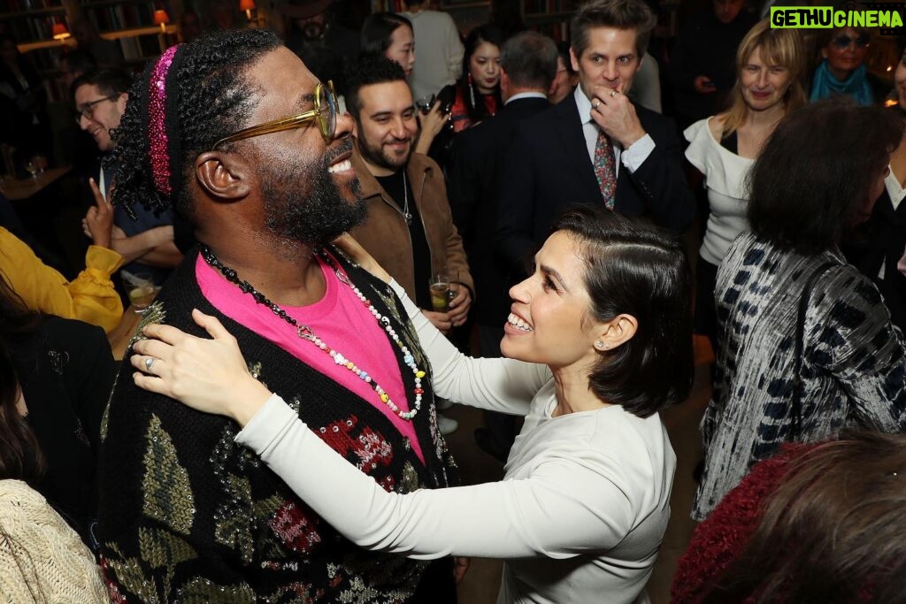 America Ferrera Instagram - Big love to my friends @lin_manuel @questlove @blakelively for hosting a celebration of my work as Gloria in @barbiethemovie 💕💕💕 I’m so lucky to have you three as such supportive and just plain genius friends. And thanks to all who came out to show love! It was a joyful and fun night as you can see from the pics! Heart full 💕