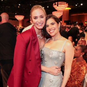America Ferrera Instagram - 💖BTS of a joyful night celebrating @barbiethemovie and all the incredible work acknowledged at @goldenglobes