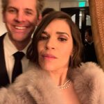 America Ferrera Instagram – 💖BTS of a joyful night celebrating @barbiethemovie and all the incredible work acknowledged at @goldenglobes