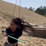 Amita Suman Instagram - I miss this 🗡️ not the wedgie 🩲✌️ #shadowandbone @netflix