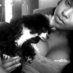 Amiyah Scott Instagram - For my 20th birthday I got a puppy, a teacup poodle, that turned out to be so much more than a pet. Bridgette was a person. If you knew her, you know what I mean. The funniest little dog I’ve ever met; my baby. 😔❤️ B was there for everything! I grew up with her, I found myself with her and sometimes she was all I had. I will remember you forever. I love you Bridgette. Rest In Peace my babygirl. She would’ve been 12 years old in a week 💔