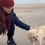 Amy Dumas Instagram – Beach time with my best homie @machetegirl