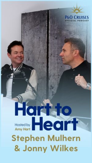 Amy Hart Instagram - Episode 6 of The Official P&O Cruises Podcast – Season 1: Hart to Heart is here! 🎙

From top tricks for live TV to the importance of hard work... presenter and magician Stephen Mulhern and singer and producer Jonny Wilkes chat with Amy Hart about career highlights, their friendship, an exciting new show with P&O Cruises and more 🤩

Catch the full episode on our YouTube channel 💙