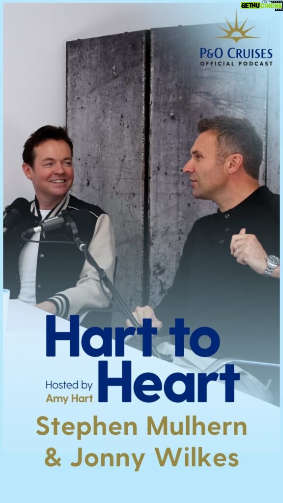 Amy Hart Instagram - Episode 6 of The Official P&O Cruises Podcast – Season 1: Hart to Heart is here! 🎙 From top tricks for live TV to the importance of hard work... presenter and magician Stephen Mulhern and singer and producer Jonny Wilkes chat with Amy Hart about career highlights, their friendship, an exciting new show with P&O Cruises and more 🤩 Catch the full episode on our YouTube channel 💙