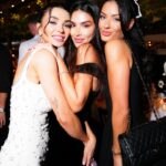 Amy Jackson Instagram - Life is nothing without friends & family, we love you. Thankyou for making our engagement so special ✨ @marco.bahler thankyou for capturing our night 📸❤️‍🔥