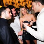 Amy Jackson Instagram - Life is nothing without friends & family, we love you. Thankyou for making our engagement so special ✨ @marco.bahler thankyou for capturing our night 📸❤️‍🔥