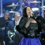 Amy Lee Instagram - I am so incredibly honored to be a part of the Vatican’s @concerto_di_natale. Still buzzing about the whole unforgettable experience, can’t wait for you to see! It premieres tomorrow in Italy on Canale 5 at 9:20pm. For the rest of us, the entire concert will stream on the 6th on YouTube at 8:00am Eastern / 2:00pm CET (link in bio) My gorgeous dress was created by the legendary @valerjpobega ✨ And we couldn’t have done it without my all time favorite, absolute ROCKSTAR stylist @marjanmalakpour ❤️