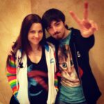 Amy Lee Instagram - Happy birthday, Robby. I miss you every day. As sad as it makes me that you’re gone, I hope you know that remembering you means smiling. You were hilarious- always making us laugh, always focusing on the comedy, always looking “on the bright side of life” to quote your Monty Python fav. We took this photo right after a Tenacious D show in 2013 where we sang (no exaggeration) EVERY WORD (which you can see we are still doing in the second pic) 😆 One of the best nights of our lives! I love you forever.
