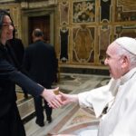 Amy Lee Instagram - I am so incredibly honored to be a part of the Vatican’s @concerto_di_natale. Still buzzing about the whole unforgettable experience, can’t wait for you to see! It premieres tomorrow in Italy on Canale 5 at 9:20pm. For the rest of us, the entire concert will stream on the 6th on YouTube at 8:00am Eastern / 2:00pm CET (link in bio) My gorgeous dress was created by the legendary @valerjpobega ✨ And we couldn’t have done it without my all time favorite, absolute ROCKSTAR stylist @marjanmalakpour ❤️
