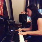 Amy Lee Instagram - Practicing for @evanescenceofficial tour on a rainy Saturday, & just enjoying this piano part all by itself