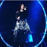 Amy Lee Instagram - Last night I received this beautiful skirt with Anywhere But Home inspired artwork from a Colombian fan, @ttourniquett , who made it for me! Thank you so much, Jorge! I love it! And thank you @jen_majura for running out and grabbing it ;)