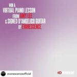 Amy Lee Instagram - #REPOST @evanescenceofficial — Amy has teamed up with @winwithfandiem, Lively & @DAngelicoNY to give away a 30 minute virtual 1-on-1 piano lesson as well as a D’Angelico SIGNED guitar by Evanescence. Proceeds support @headcountorg. Donate to win at the LINK IN BIO*