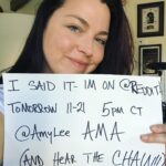 Amy Lee Instagram - Tomorrow. Ask me anything and hear The Chain (from Gears 5) on my @reddit AMA. Be ready at 3pm PT/ 5pm CT/ 6pm ET.