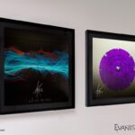 Amy Lee Instagram - I am so excited to partner with @soundwaves_art in releasing a very limited collection of artwork created from the audio of "Use My Voice" & "Bring Me To Life". Every piece has been hand signed by myself and the artist Tim Wakefield to support @childreninconflict in their work to help children and families affected by war. There are only 50 prints and 3 originals available from each collection. Check it out at the link in my story.