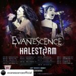 Amy Lee Instagram - #REPOST @evanescenceofficial — Fan pre-sale begins at 10am Local time today!  Limited VIP packages available including premium seating, access to soundcheck & Q&A with the band, exclusive merch and more. Use passcode THEBITTERTRUTH21 and join us this fall (LINK IN BIO).