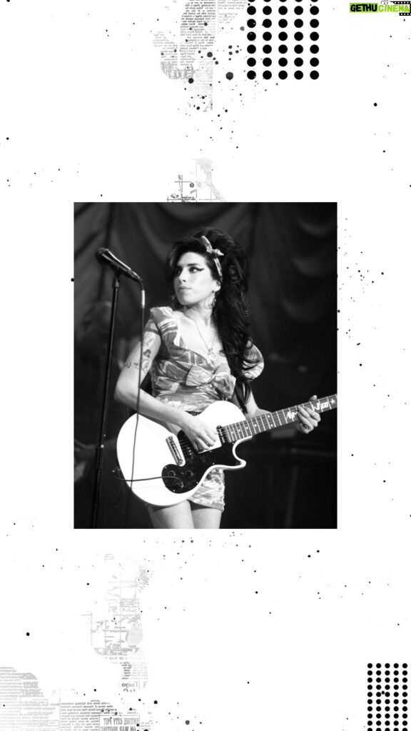Amy Winehouse Instagram - "When I go onstage with a guitar, no one can touch me.” - Amy on her love of playing the guitar.