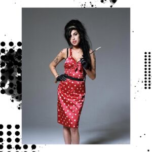 Amy Winehouse Instagram - “I’ve always had my own style, I’ve always been different. I don’t like to wear anything that anyone else is wearing because it’s very important for me to make a statement.” Amy’s style was influenced by eclectic retro era and always included her signature beehive hair style.