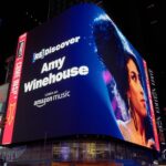 Amy Winehouse Instagram - Times Square NYC. Have you seen this? Listen to Amy’s REDISCOVER playlist on @amazonmusic 🖤