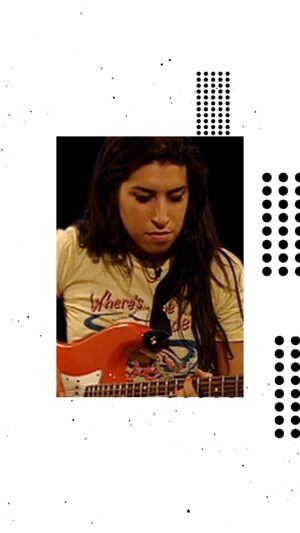 Amy Winehouse Instagram - After first playing her brother’s Strat, Amy got her first Fender in her teens. “I just played every day…It was all I wanted to do.” @fender