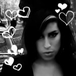 Amy Winehouse Instagram - “We only said goodbye with words. I died a hundred times. You go back to her. And I go back to...” 🖤 #backtoblack