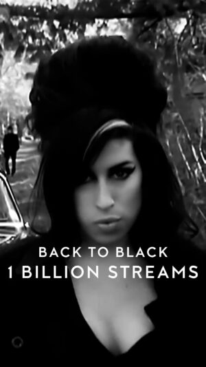 Amy Winehouse Instagram - ‘Back to Black’, reaches an incredible milestone of 1 billion views on @YouTube! Amy’s influence lives on, a testament to the heartfelt impact she has had on so many people around the world. 🖤