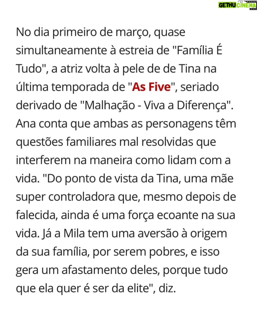 Ana Hikari Instagram - Matéria linda pra @voguebrasil falando da minha estreia como vilã dia 04 de março na @tvglobo e também pra falar da última temporada de AS FIVE. Duas estreias maravilhosas com personagens bem diferentes pra vocês assistirem. Dia 01 de março todos os episódios da última temporada de #AsFive no @globoplay pra vocês se despedirem da Tina e dia 04 de março #FamiliaÉTudo pra vocês conhecerem a Mila Link da Matéria completa da @voguebrasil nos stories Obrigada @milena.otta e @viracomunicacao Fotos lindas de @gersonlopes_photographer Styling @laribenevenuto Look @patbo_brasil Make @vladaae Bag @gucci @bobags