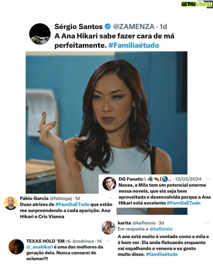 Ana Hikari Instagram - Mila: a próxima infratora do estatuto do idoso Ou Me odeia porque é feia, se fosse gostosa andava comigo Ou Começou, será que a Mila vai humilhar alguma minoria hoje? Ou Hans x Mila, se são vilões, porque tão sexys? Ou Esperando o dia que a queen vai passar a perna no Hans ✨ coleção de twtsss dessa semana sobre a nossa Mila ❤️ uma doçura, um anjo, uma querida! Ah, ela é toda boazinha, ela é toda do bem, ela é tão galera 🫣😂 amando os edits que vcs fizeram! Obrigada!! ✨ #FamiliaÉTudo