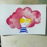Ana Morgade Instagram - Dos acuarelas rápidas nuevas que me gustan. Estoy experimentando GAFAZAS Y PELAZOS. La acuarela tiene su cosita porque es un poco imprevisible. Tú haces lo que te gustaría, y ella lo que quiere. Y del esfuerzo de las dos salen cosas bastante mágicas, o truños del tamaño de Júpiter. Con técnica vas intuyendo lo que puede salir, pero siempre hay un factor VETETÚASABER que es muy divertido. Me gusta que hayan sacado tanta expresión con tan pocos trazos. Seguiré investigando.