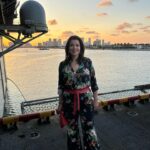 Ana Navarro Instagram - Was honored to attend a reception on the @ussbataan celebrating the first #fleetweek in Miami. It’s always inspiring to see the young men and women serving our country. The @secnav is Carlos Del Toro. He & his family came here fleeing the Castro regime when Carlos was 10 months old. He went on to serve honorably in the Navy for more than two decades. President Biden appointed him the first Cuban-American Secretary of the Navy. Also got the chance to see my friend, @chefirvine who always shows up for our Americans in uniform. There are over 7,000 sailors and marines in Miami this week. I hope we’re making them feel welcome.