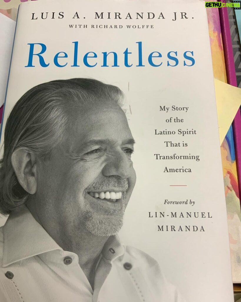 Ana Navarro Instagram - What an honor and how much fun it was to share the stage with the Miranda Family, (Luis, Luz, Cita, @lin_manuel and Miguel). I moderated a discussion at the @92ndstreety about “Relentless”, the book written by @vegalteno. It is out today, and it’s wonderful. Lessons about life, family, politics, heritage. And as if having the Miranda’s in the house wasn’t enough, the queen herself, @theritamoreno showed-up to surprise us. My little Latino heart almost exploded with joy.