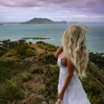 Andréane Chamberland Instagram - One day reality will be better than my dreams Which photo do You like the most? 1,2,3,4,5,6,7,8 ? #hawai #hawaii #hawaiilife #hawaii🌺 #hawaii🌴 #hawaiilove #whitedress #blondehair