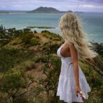 Andréane Chamberland Instagram - One day reality will be better than my dreams Which photo do You like the most? 1,2,3,4,5,6,7,8 ? #hawai #hawaii #hawaiilife #hawaii🌺 #hawaii🌴 #hawaiilove #whitedress #blondehair