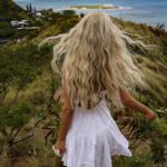 Andréane Chamberland Instagram - One day reality will be better than my dreams Which photo do You like the most? 1,2,3,4,5,6,7,8 ? #hawai #hawaii #hawaiilife #hawaii🌺 #hawaii🌴 #hawaiilove #whitedress #blondehair