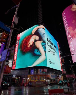 Andra Day Instagram - BIG thank u @amazonmusic ! Billboard in NYC 💕 
This is so beautiful