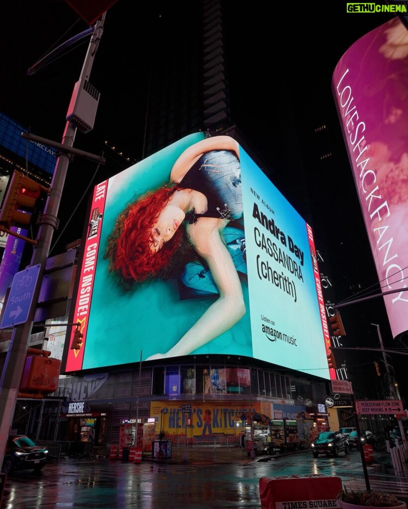 Andra Day Instagram - BIG thank u @amazonmusic ! Billboard in NYC 💕 This is so beautiful
