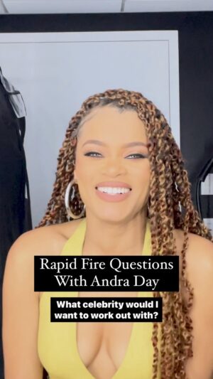 Andra Day Instagram - We caught up with @andradaymusic to ask her our burning rapid fire questions! 

Spoiler: We NEED to see an Andra Day & @Beyonce workout sesh immediately! 💪🔥