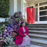 Andrea Torres Instagram - Did two things I’ve always wanted to try this morning ❤️ Watercolor painting and Perfumery! With the stunning garden of Milton Park Country House as background 🥰 PS still can’t stop getting a whiff of my very own Bushflowers Vanilla fragrance 🥰 #Bridgerton #BridgertonInBowral @bridgertonnetflix @netflixph