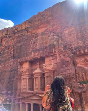 Andria Tayeh Instagram - Lost in the ancient beauty of Petra. 🏛️✨