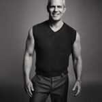 Andy Cohen Instagram - Add this to the “he doesn’t know what to do with his hands” pile! Shot by @david_needleman for @hollywoodreporter. (@onefit_official has been working on my arms & shoulders…) and thanks @mrmaer for the piece!